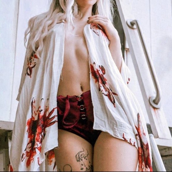 Other - Linda Flor Kimono Beach Wrap